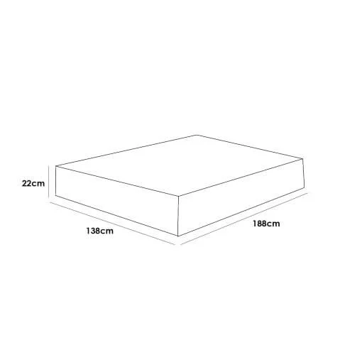 Colchão Classic Casal Molas Ensacadas Anjos 22x188x138