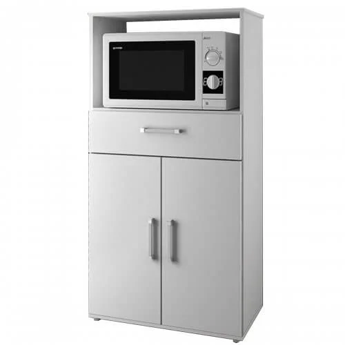 Balcão Multiuso Marcele 2 Portas Branco para Microondas