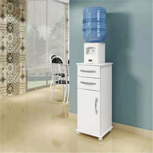 Balcão Tókio 2 Gavetas e 1 Porta Branco