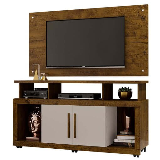 Rack com Painel para TV Star até 50 Polegadas 2 Portas Borsari