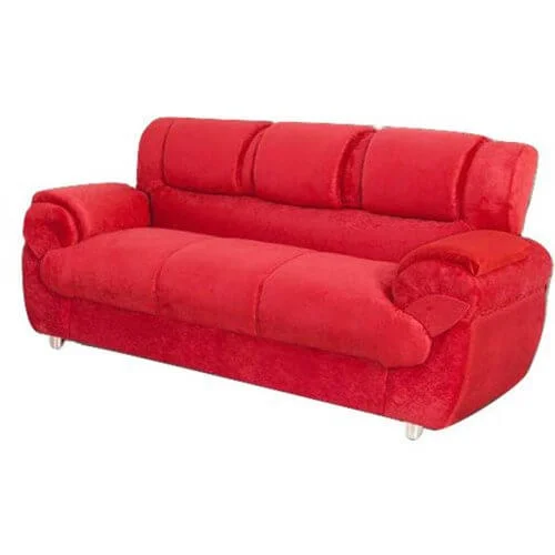 Sofá 7025 3 Lugares em Tecido Suede