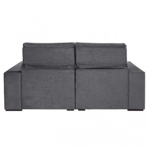 Sofá Ubá 3 Lugares Retrátil e Reclinável Tecido Suede 195cm Cobre