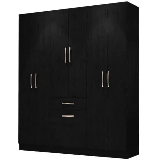 Guarda Roupa Marbella Casal 6 Portas 1 Gaveta + Cama Box Casal Mônaco Conjugado Espuma Ortopédica