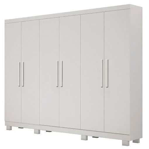 Guarda Roupa Sergipe Casal 6 Portas 2 Gavetas Bianchi