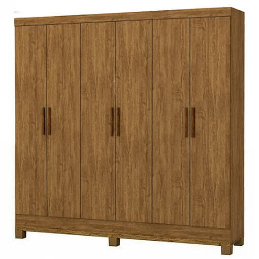 Guarda Roupa Reis Casal 6 Portas 2 Gavetas Carioca