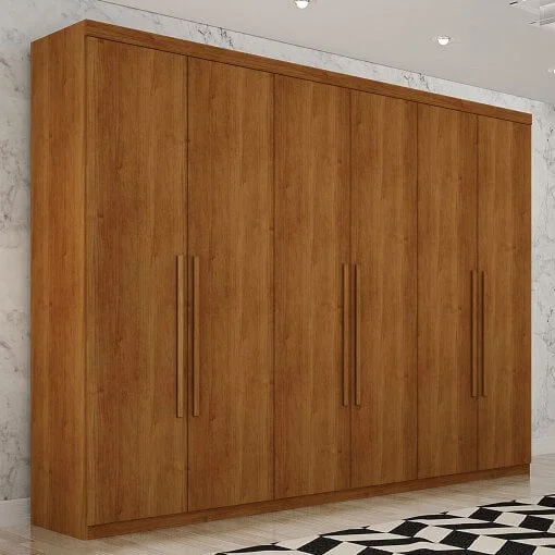 Guarda Roupa Orion Casal 6 Portas 6 Gavetas Salleto
