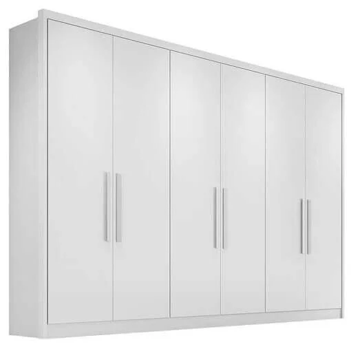 Guarda Roupa Robust Casal Sem Espelho 6 Portas 8 Gavetas Novo Horizonte