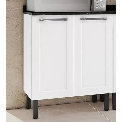 Balcão Florença 70cm 2 Portas Itatiaia Branco