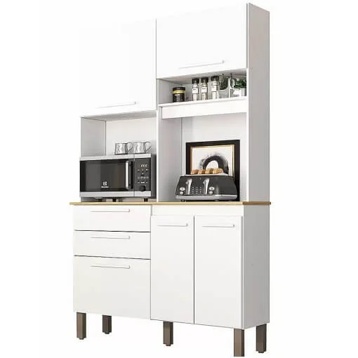 Armário de Cozinha Dubai 5 Portas 2 Gavetas Salleto