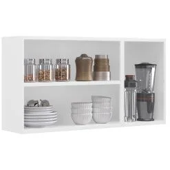 Armário Aéreo Florença 105cm 3 Portas Itatiaia Branco
