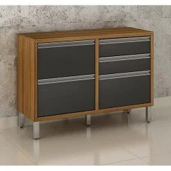 Balcão Jade 1 Porta 4 Gavetas para Cozinha CHF