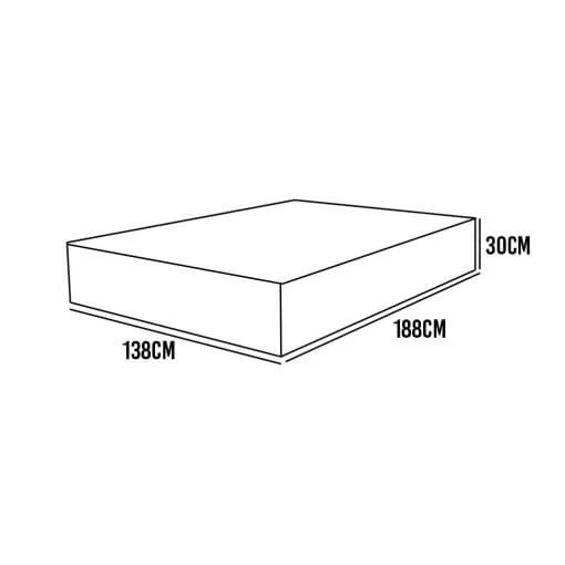 Colchão Toronto Ecotec Casal Molas Ensacadas 30x188x138
