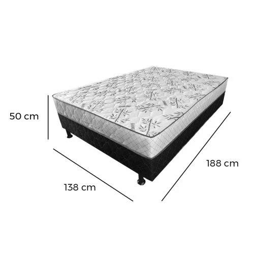 Cama Box Casal Monaco Ortopédica