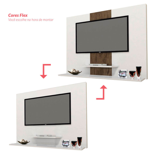 Painel Don para TV até 42 polegadas Pintura Flex Primus