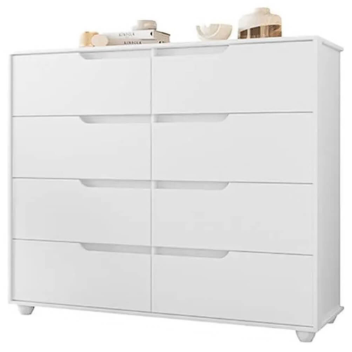 Cômoda Doble 8 Gavetas Albatroz