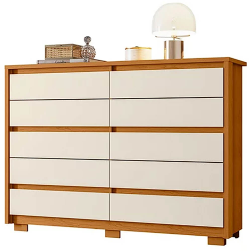 Cômoda Duetto 10 Gavetas Albatroz