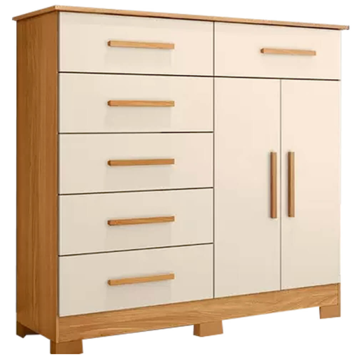 Cômoda Xangai 6 Gavetas 2 Portas Albatroz