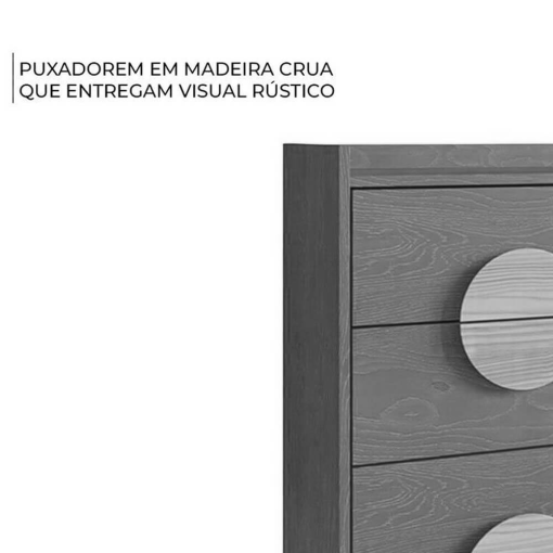Cômoda PH 1749 com 4 Gavetas Herval