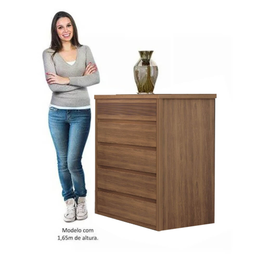 Cômoda Petrarca 5 Gavetas Bettio