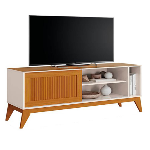 Rack Aruba para TV até 55 Polegadas 1 Porta de Correr EDN