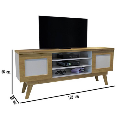 Rack Detroit para Tv até 60 Polegadas 2 Portas Valdemoveis