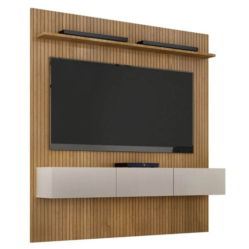 Painel Curitiba Com Nicho 179cm para TV até 70 Polegadas Valdemoveis