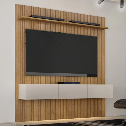 Painel Curitiba Com Nicho 179cm para TV até 70 Polegadas Valdemoveis