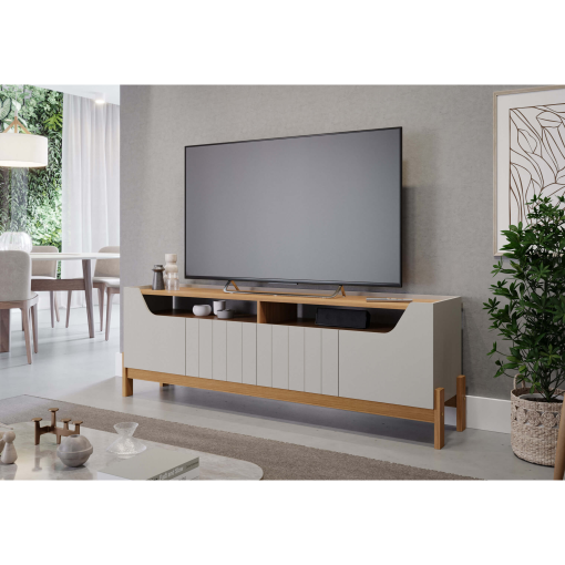Rack Moema para TV até 70 Polegadas 4 Portas Permobili