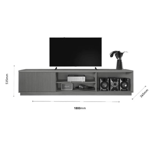Rack Arezzo Mavaular 180cm para TV até 75 Polegadas 2 Portas