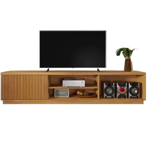 Rack Arezzo Mavaular 220cm para TV até 75 Polegadas 2 Portas