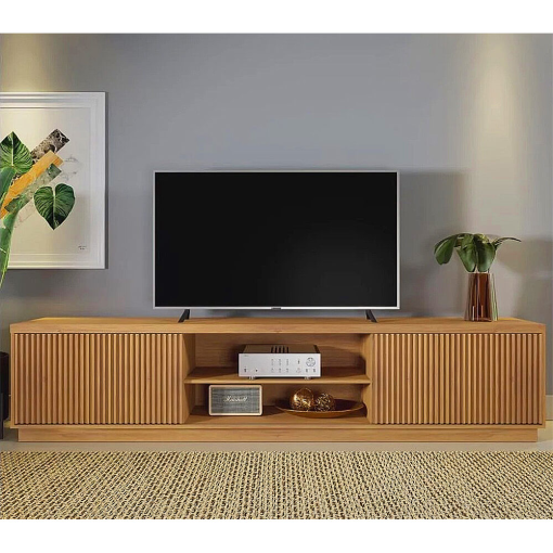 Rack Arezzo Mavaular 220cm para TV até 75 Polegadas 2 Portas