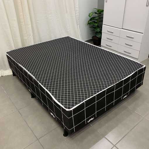 Cama Box Casal Conjugado Espuma Ortopédica Selado