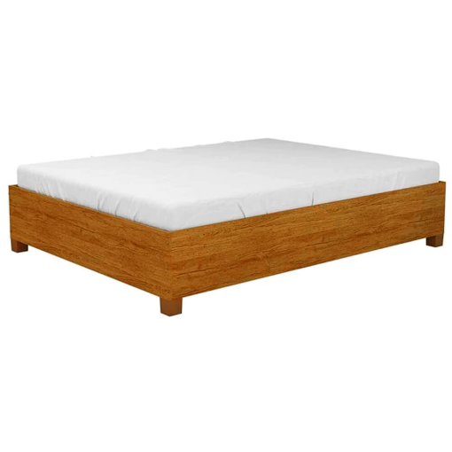 Cama Clara Casal com Estrado Reforçado Carioca
