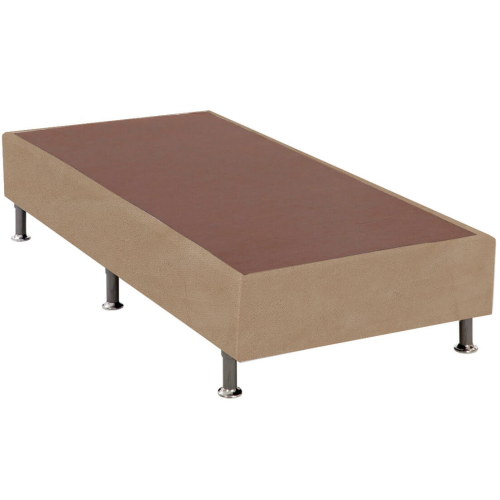 Base Cama Box Solteiro Suede 25x88x188
