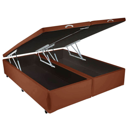 Base Box Bipartida Baú Universal Casal