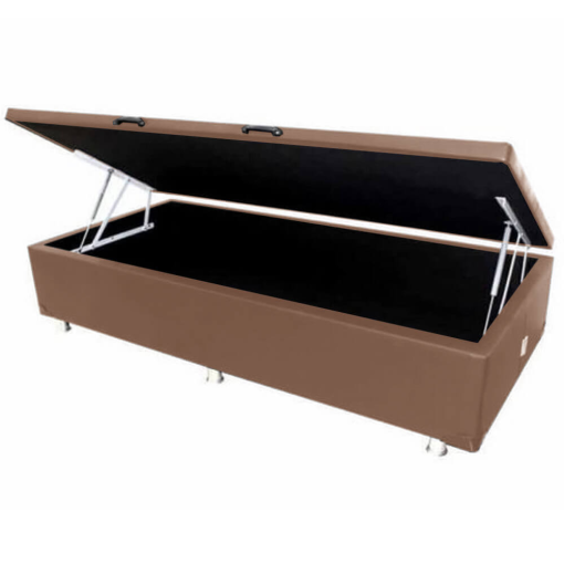 Base Box Com Baú Solteiro 36x88x188 Corino