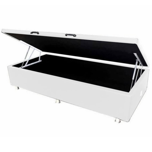 Base Box Com Baú Solteiro 36x88x188 Corino
