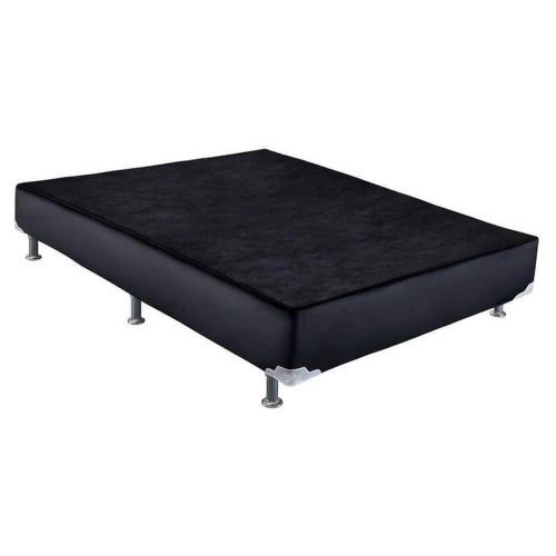 Base Viúva Cama Box Universal 25x128x188 Preta