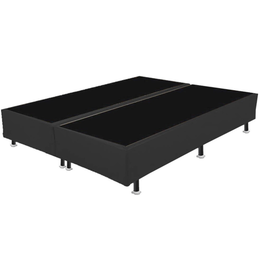 Base Box Bipartida Casal Universal em Corino 37x188x138