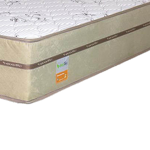 Base Box com Colchão Toronto Ecotec Casal Molas Ensacadas 62x188x138