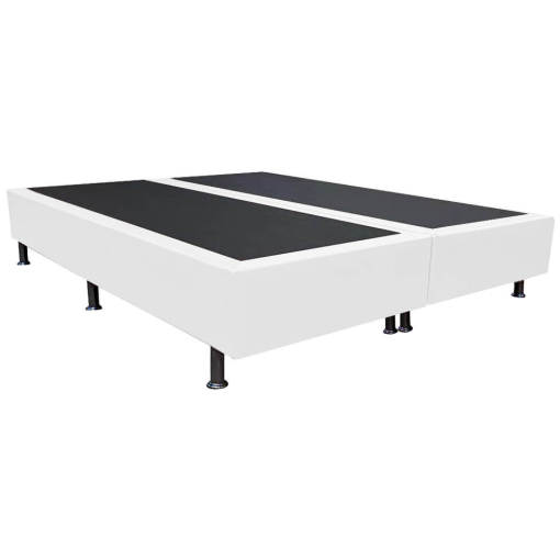 Base Box Bipartida Universal Queen em Corino 37x198x158