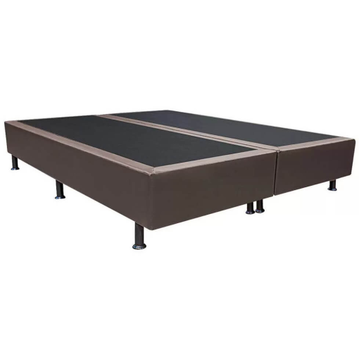 Base Box Bipartida Universal Queen em Corino 37x198x158