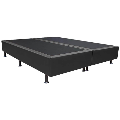 Base Box Bipartida Universal Queen em Corino 37x198x158