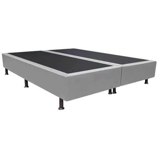 Base Box Bipartida Universal Queen em Suede 37x198x158