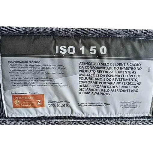 Colchão Fort Tech ISO 150 88×188 Solteiro Espuma D45