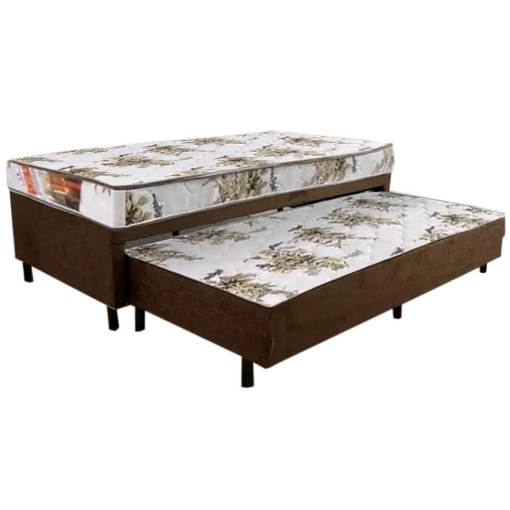 Bicama Box Sonho Bom Solteiro Ortopédica 88x188x60cm Nosso Sonho