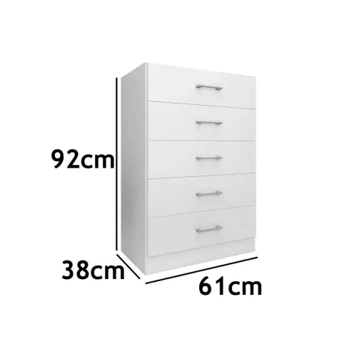 Cômoda Aruba 5 Gavetas Fellicci