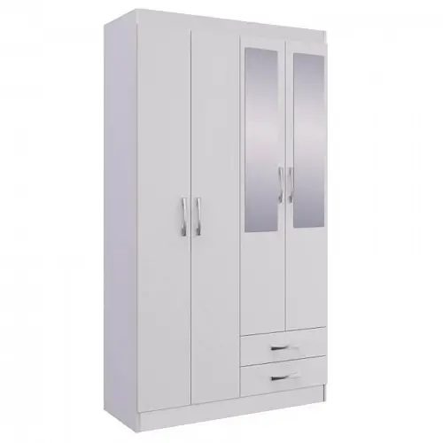 Guarda Roupa Treviso 104 Com Espelho 4 Portas 2