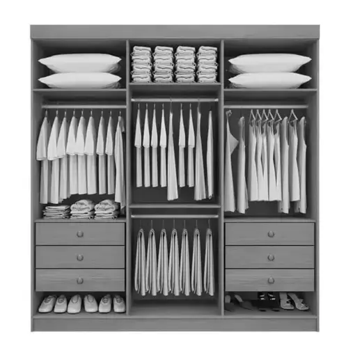 Guarda Roupa Colibri Casal 6 Portas 6 Gavetas D Doro
