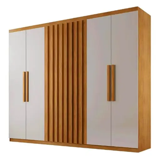 Guarda Roupa Cairo Casal 6 Portas 2 Gavetas Rufato